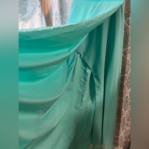 Azazie Formal Dress Gown in Spa Green - Picture 8 of 12